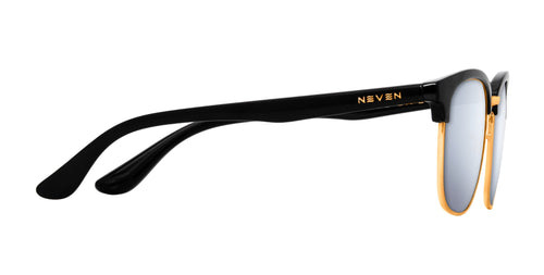 Gold Rush : silver mirrored prescription sunglasses : Highland collection