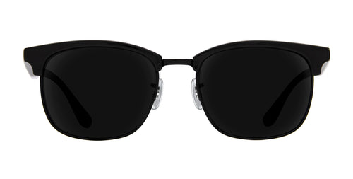 Stealth Black Rectangle prescription glasses from Neven Eyewear.