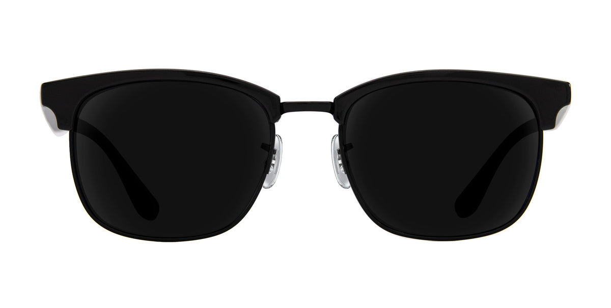 Stealth Black Rectangle prescription glasses from Neven Eyewear.