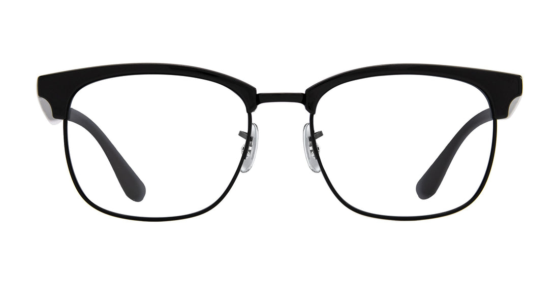 Stealth Black Rectangle prescription glasses from Neven Eyewear.