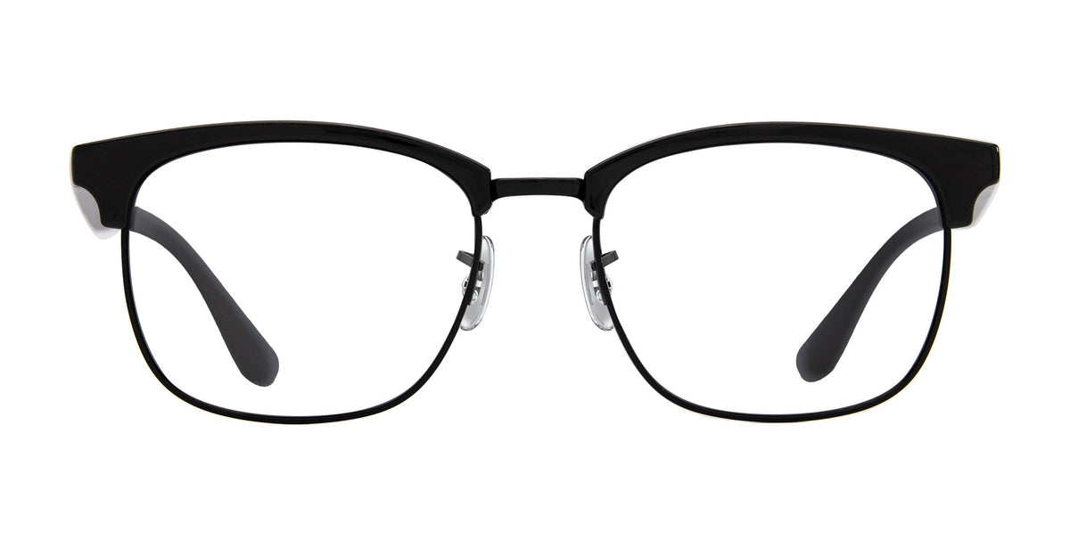 Stealth Black Rectangle prescription glasses from Neven Eyewear.