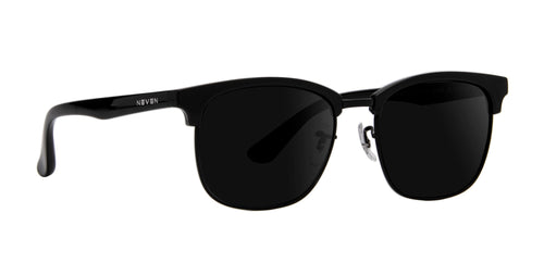 Stealth Black Rectangle prescription glasses from Neven Eyewear.