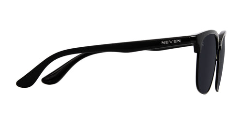 Stealth Black Nostalgic polarized sunglasses from Neven Eyewear.