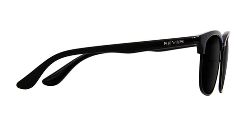 Stealth Black Rectangle prescription glasses from Neven Eyewear.