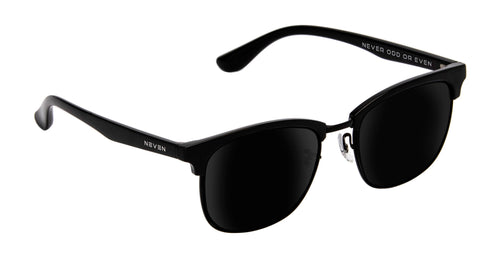 Stealth Black Rectangle prescription glasses from Neven Eyewear.