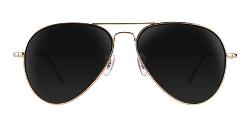 Goose Gold Aviators prescription glasses from Neven Eyewear.