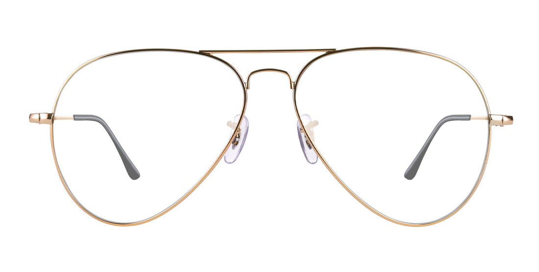 Goose Gold Aviators prescription glasses from Neven Eyewear.