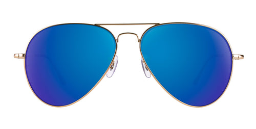 Goose Gold Aviators prescription glasses from Neven Eyewear.