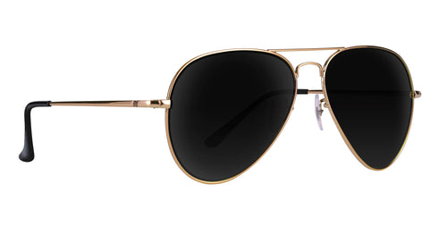Goose Gold Aviators prescription glasses from Neven Eyewear.