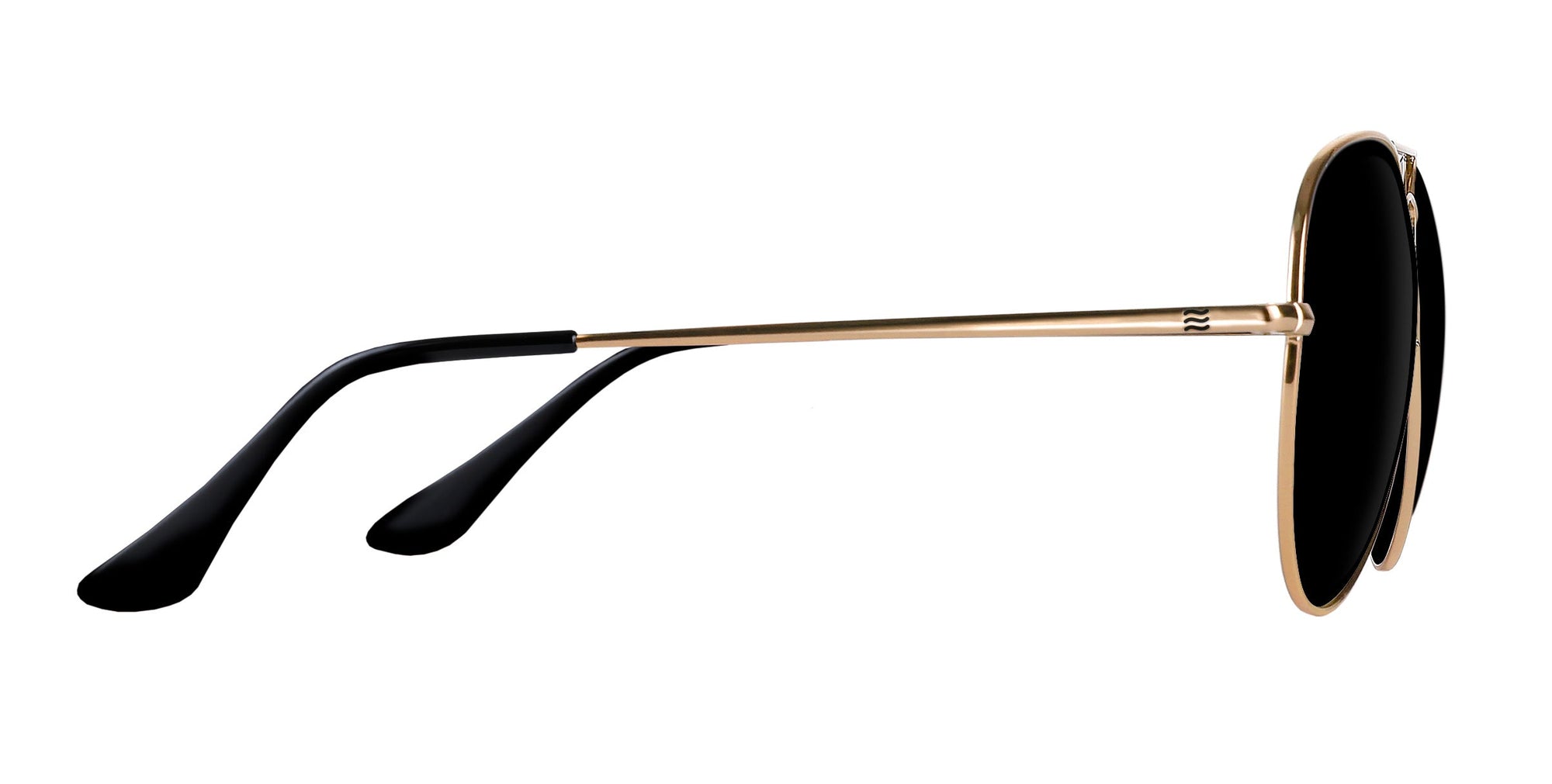 Goose Gold Aviators prescription glasses from Neven Eyewear.