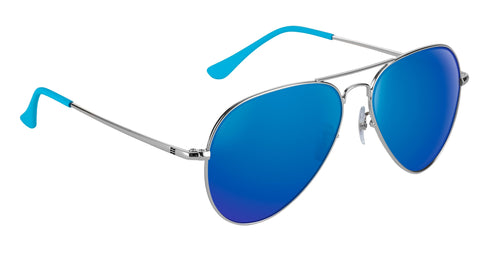 H2O Silver Aviator polarized sunglasses from Neven Eyewear.