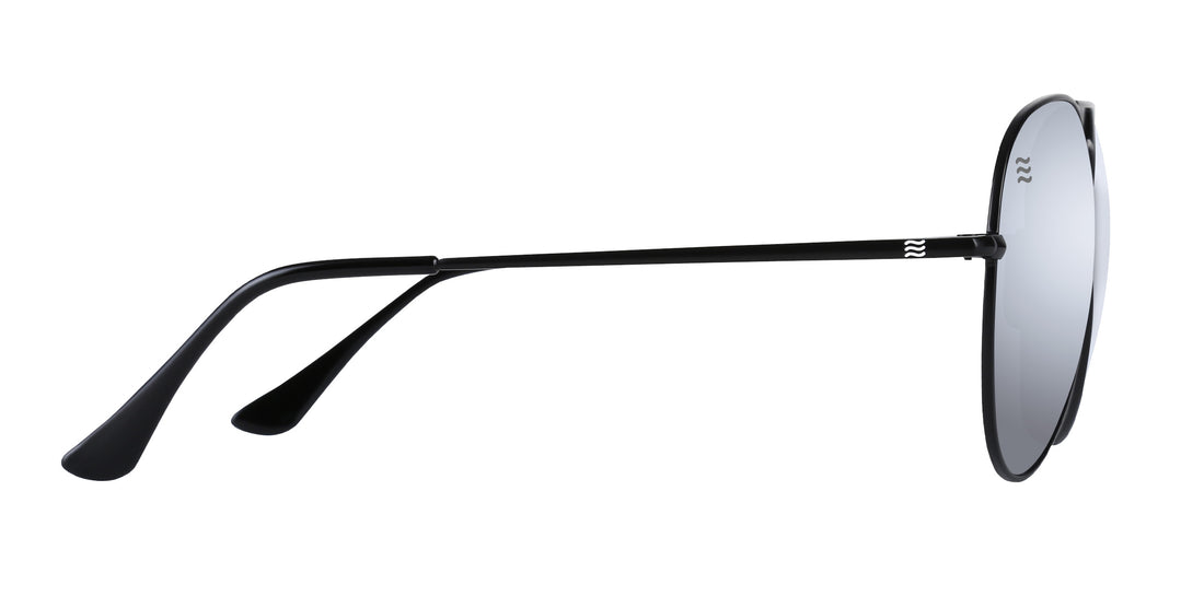 Mavs stainless steel aviator polarized sunglasses from Neven Eyewear.