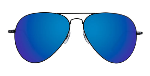 Nightfall Black Aviator prescription glasses from Neven Eyewear.