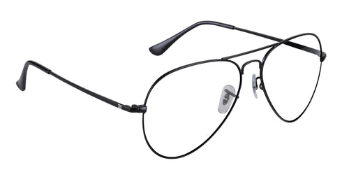 Nightfall Black Aviator prescription glasses from Neven Eyewear.