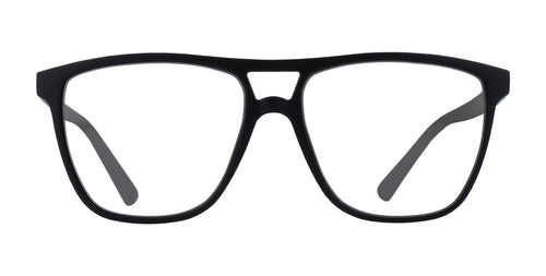 Abyss Black Rectangular prescription glasses from Neven Eyewear.