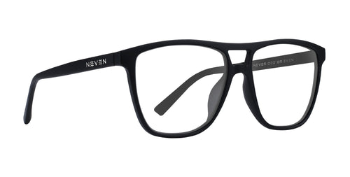 Abyss Black Rectangular prescription glasses from Neven Eyewear.