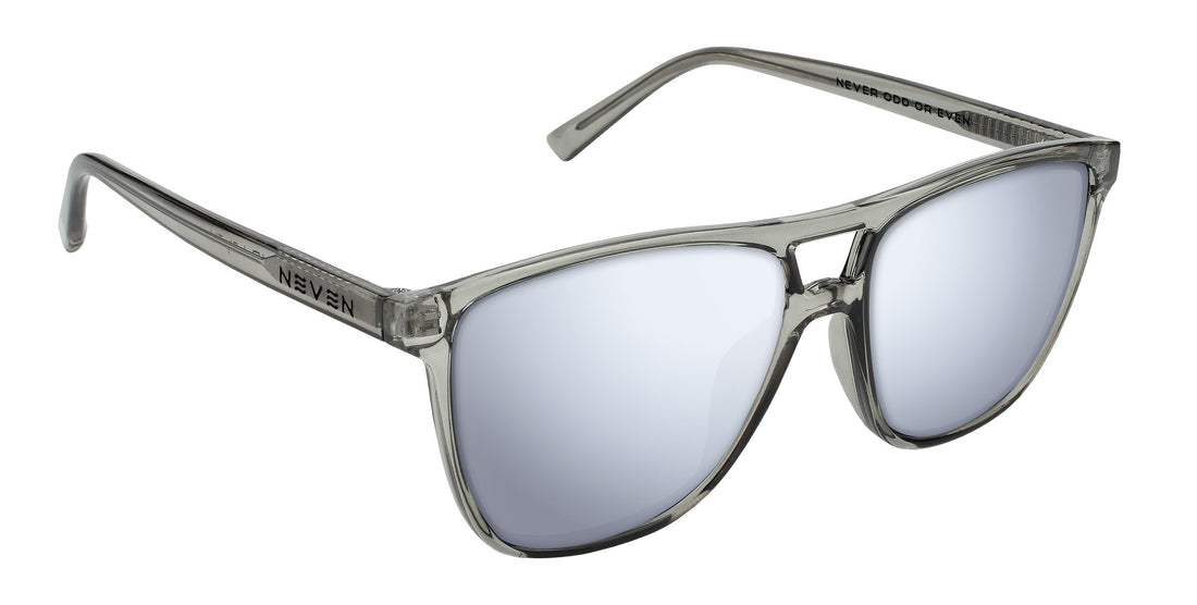 Rip Tide : silver mirrored prescription sunglasses : IHB collection