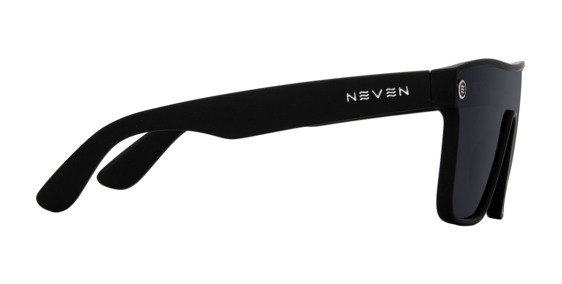 Bold Black Rectangular polarized sunglasses from Neven Eyewear.
