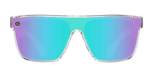 Fidelity clear rectangle polarized sunglasses from Neven Eyewear.