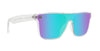 Fidelity clear rectangle polarized sunglasses from Neven Eyewear.