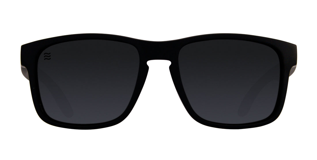 Doom Black Rectangular polarized sunglasses from Neven Eyewear.