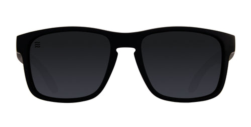 Doom Black Rectangular polarized sunglasses from Neven Eyewear.