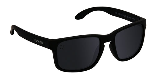 Doom Black Rectangular polarized sunglasses from Neven Eyewear.