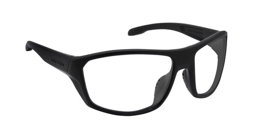 Raritan black wraparound polarized sunglasses from Neven Eyewear.