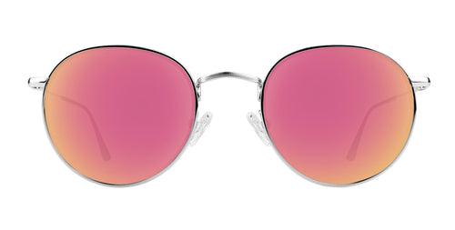 Ivy Silver Rectangle polarized sunglasses from Neven Eyewear.