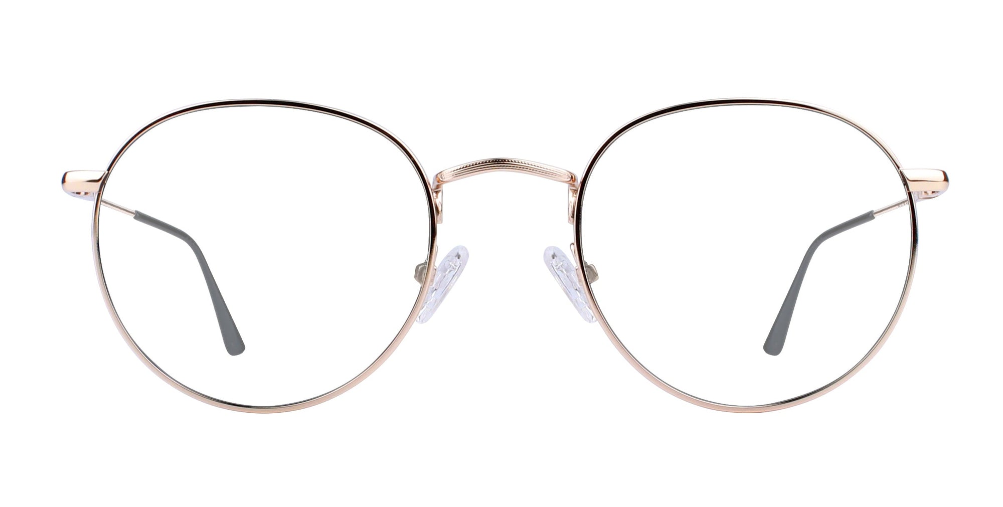 Rae Gold Rectangle prescription glasses from Neven Eyewear.