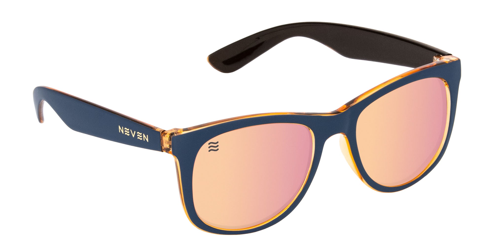 Sundown Blue Rectangular Polarized Sunglasses from Neven Eyewear.