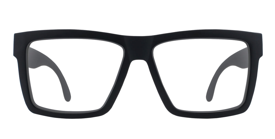 Lowrider Black rectangular prescription glasses from Neven Eyewear.
