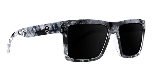 South Shore Black/white marbled rectangular prescription glasses from Neven Eyewear.