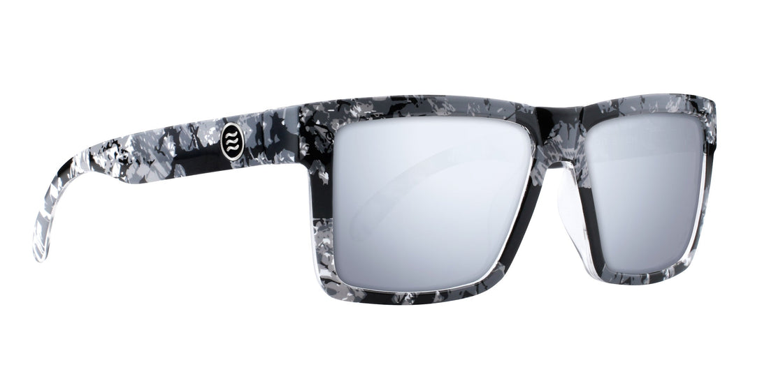 South Shore : silver mirrored prescription sunglasses : Tombstone collection