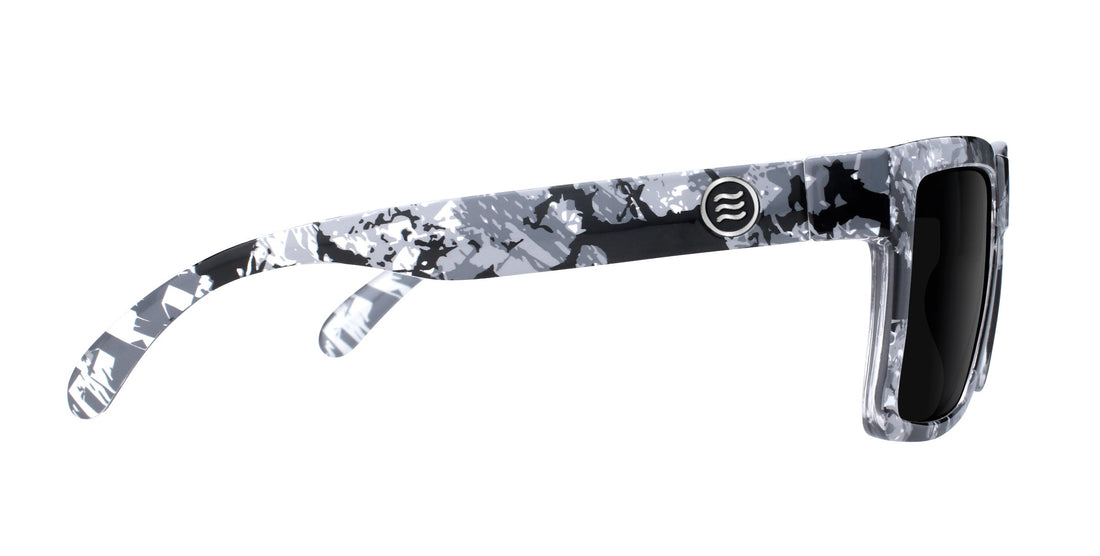 South Shore Black/white marbled rectangular prescription glasses from Neven Eyewear.