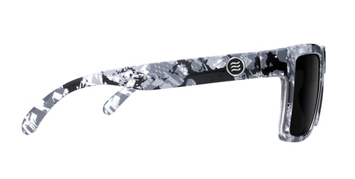 South Shore Black/white marbled rectangular prescription glasses from Neven Eyewear.