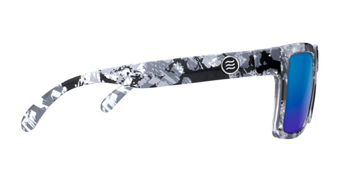 South Shore Black/white marbled rectangular prescription glasses from Neven Eyewear.