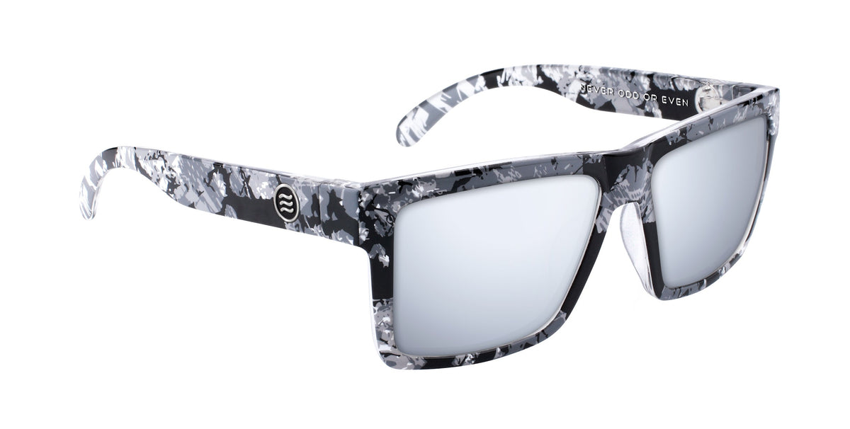 South Shore : silver mirrored prescription sunglasses : Tombstone collection
