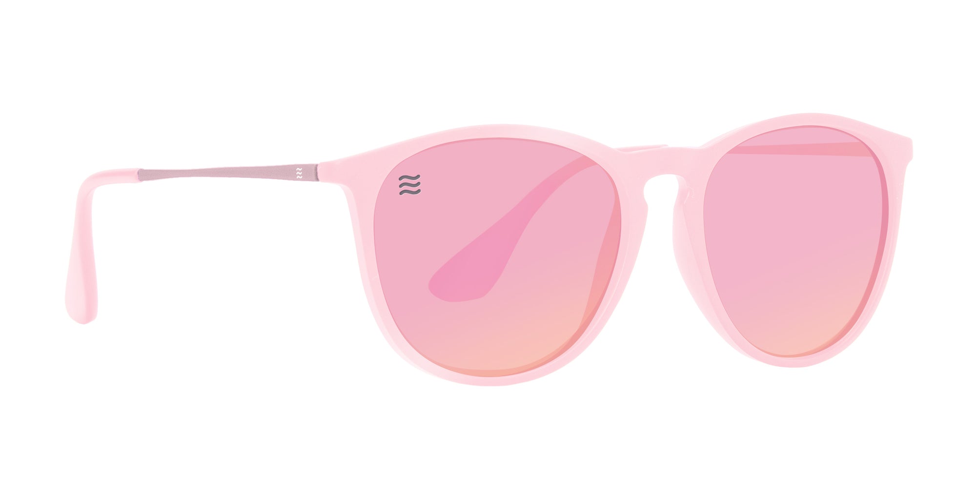 Dreamy Pink round polarized sunglasses from Neven Eyewear.