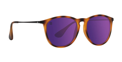 Stella tortoiseshell round polarized sunglasses from Neven Eyewear.