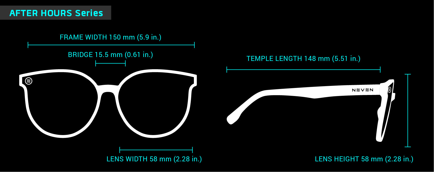 Fit Guide for After Hours sunglasses frames