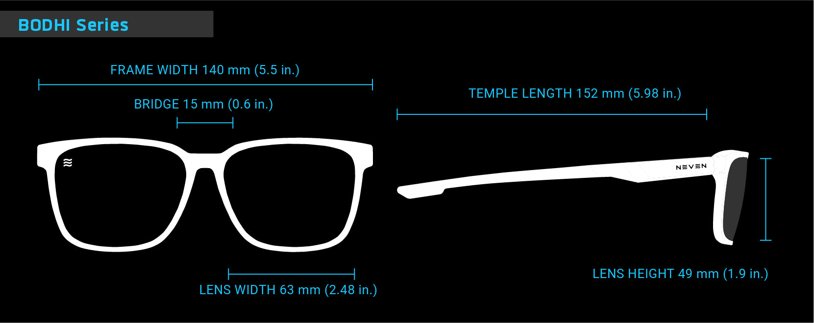 Fit Guide for Bodhi sunglasses frames