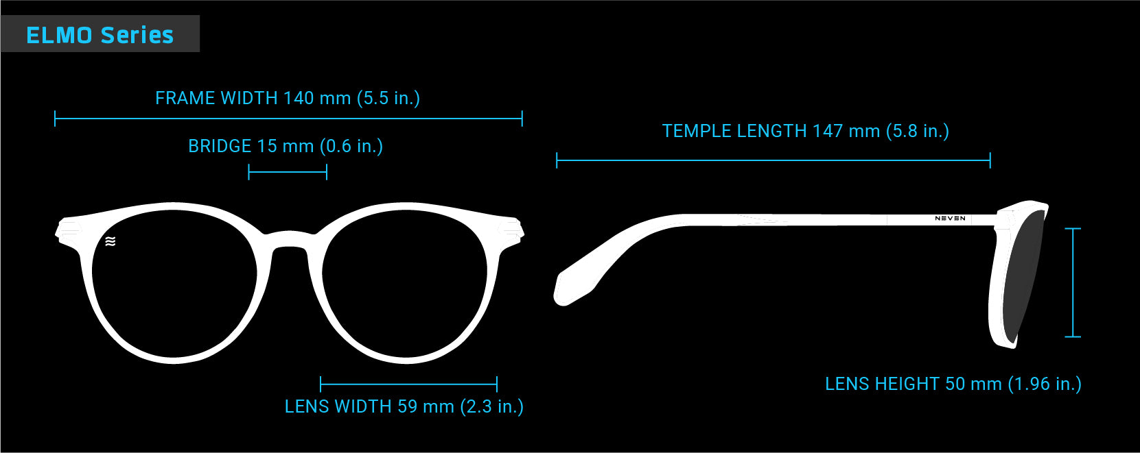 Fit Guide for Elmo sunglasses frames