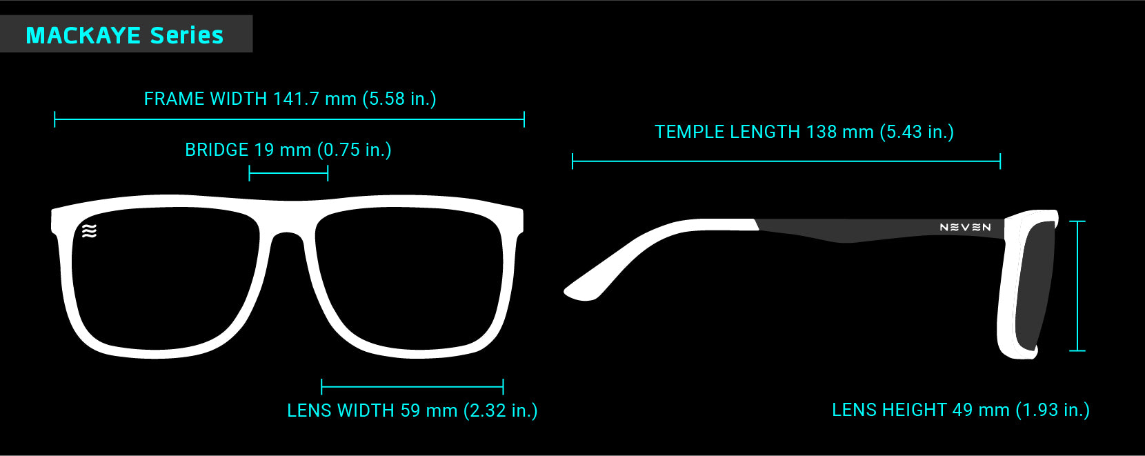 Fit Guide for Mackaye sunglasses frames