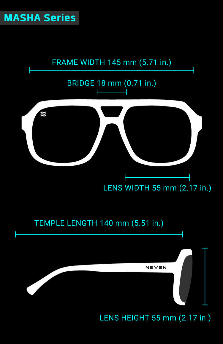 Fit Guide for Masha sunglasses frames