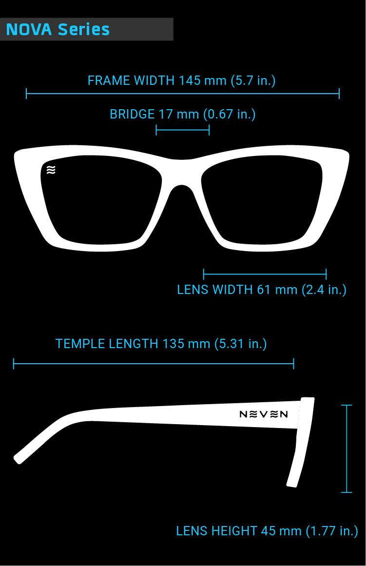 Fit Guide for Nova sunglasses frames