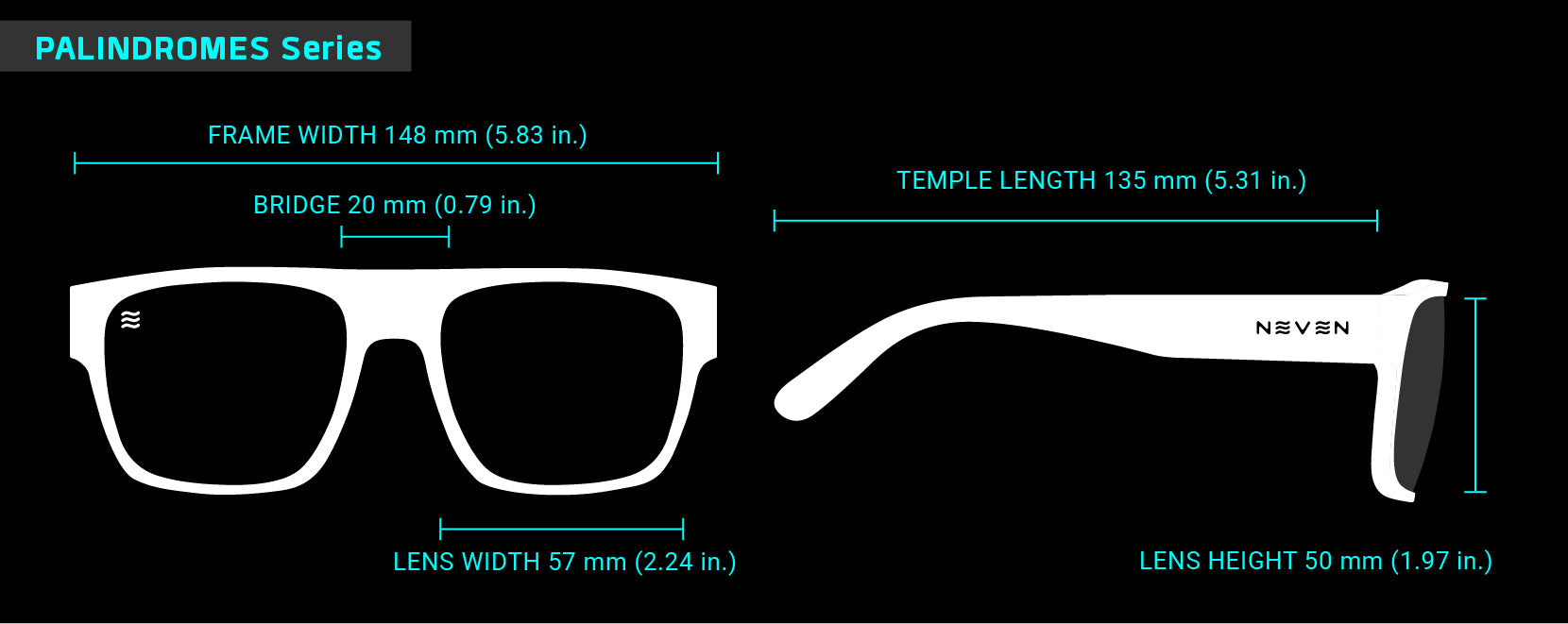 Fit Guide for Palindromes sunglasses frames