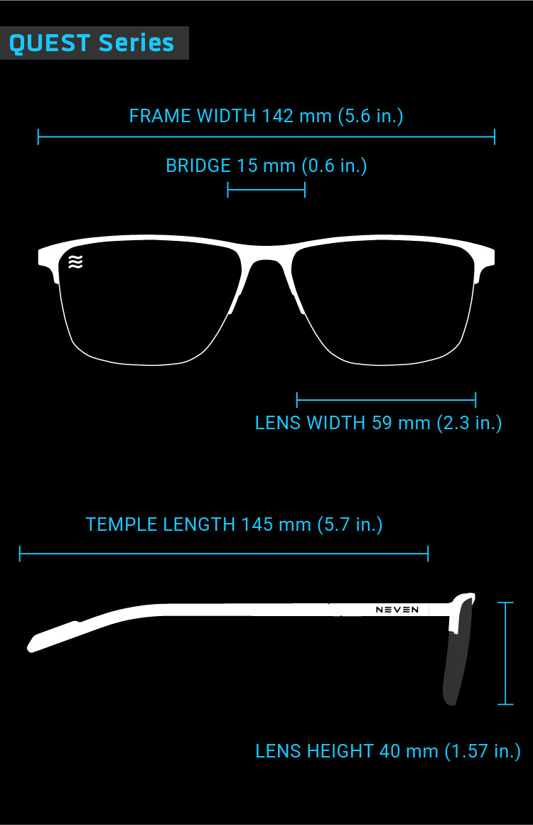 Fit Guide for Quest sunglasses frames