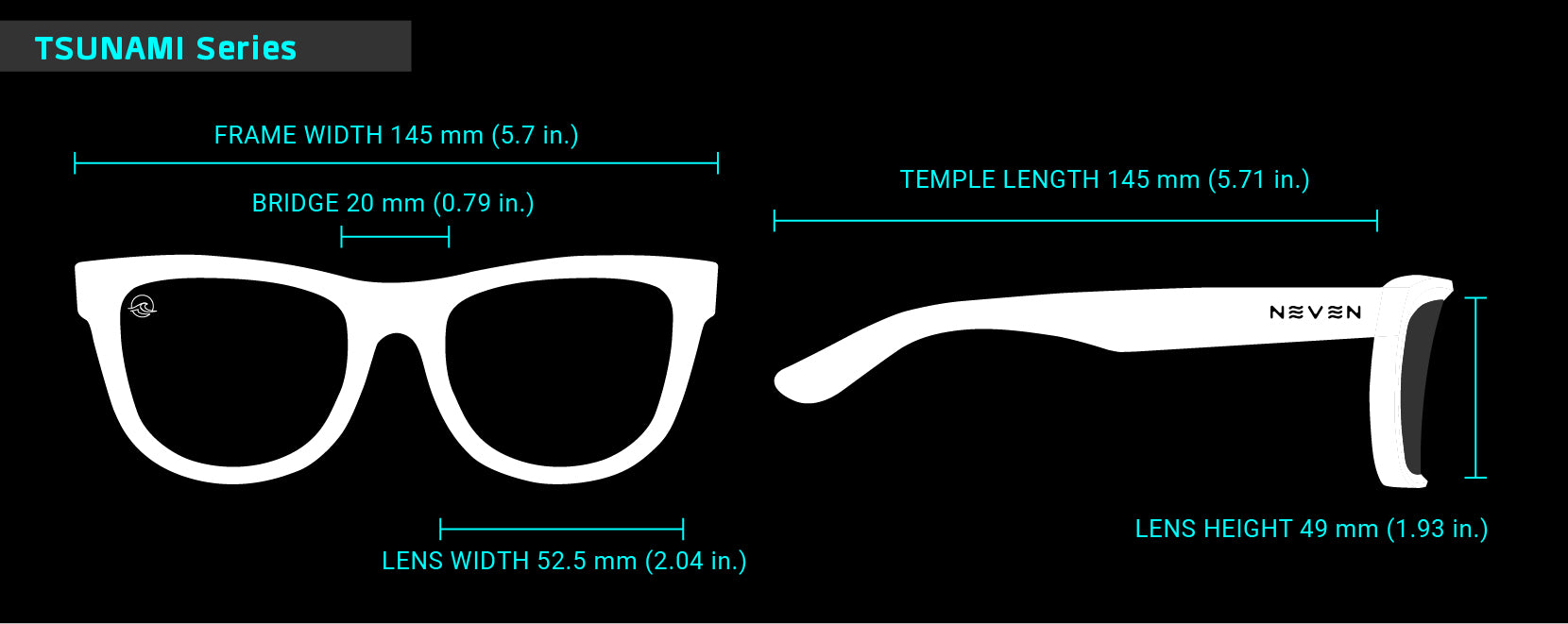 Fit Guide for Tsunami sunglasses frames