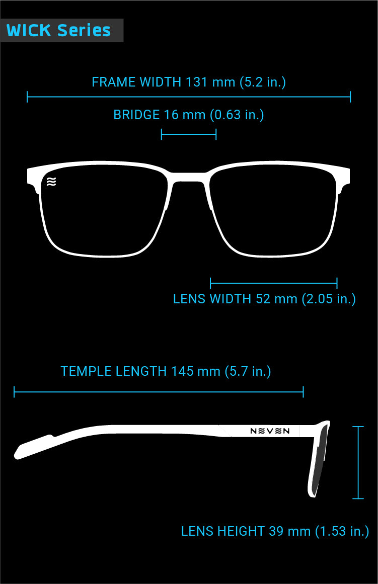 Fit Guide for Wick sunglasses frames